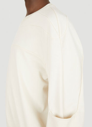 Rick Owens Geth 圆领卫衣 白色 ric0147012