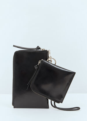 Dries Van Noten Patent Leather Wallets Black dvn0158037