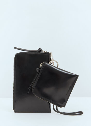 Dries Van Noten Patent Leather Wallets Black dvn0158037