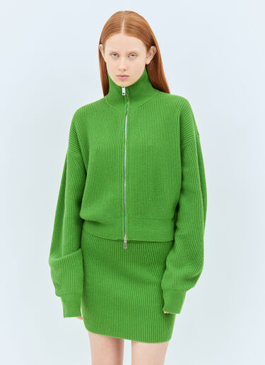 Sportmax 울과 캐시미어 혼방 가디간  그린 spx0258009
