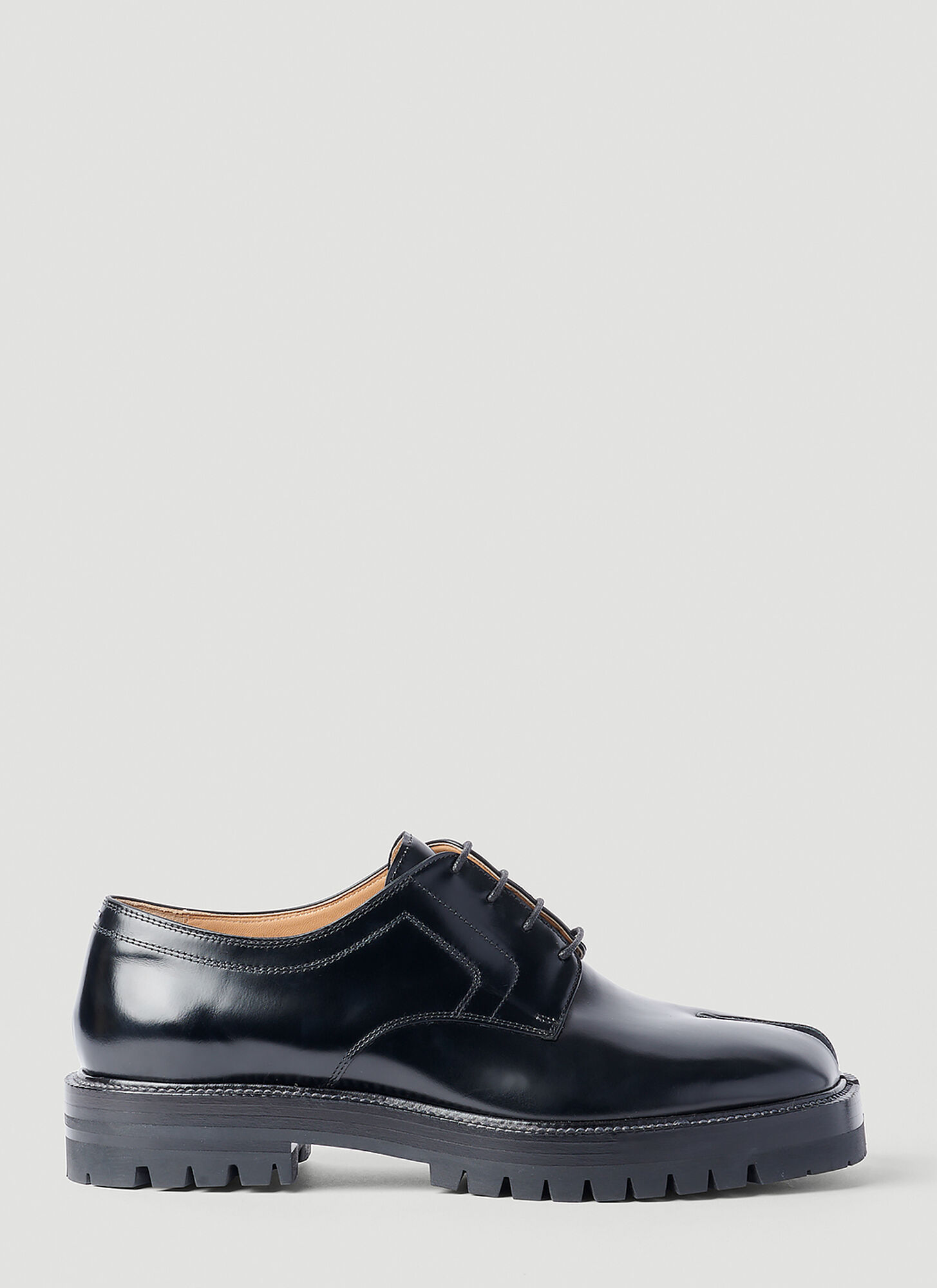 Maison Margiela Tabi Brogue Shoes Male Black