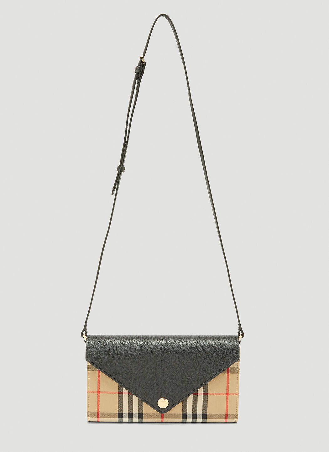 Burberry Beige Hannah Vintage Check Shoulder Bag LN CC