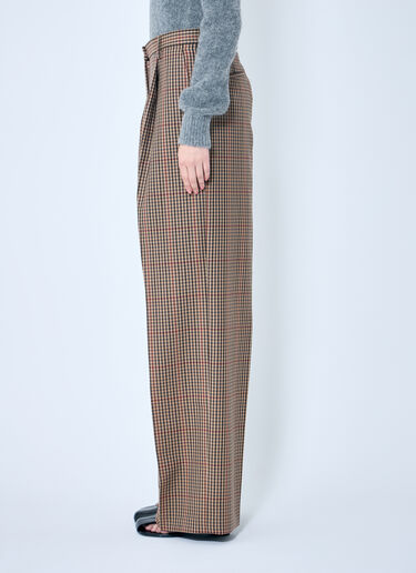 Dries Van Noten Porter Check Pants Brown dvn0258008