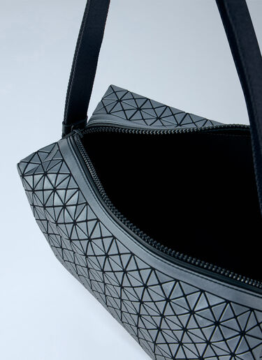 LN-CC® - Bao Bao Issey Miyake: Saddle Bag Reflector Shoulder Bag - Grey Bao Bao Issey Miyake Saddle Bag Reflector Shoulder Bag Grey bao0366011