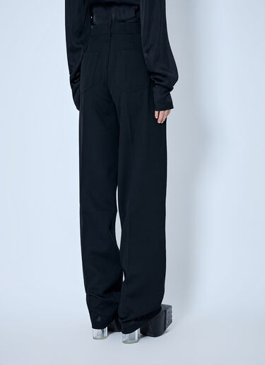 LN-CC® - Rick Owens: Geth Jeans - Black Rick Owens Geth Jeans Black ric0265025