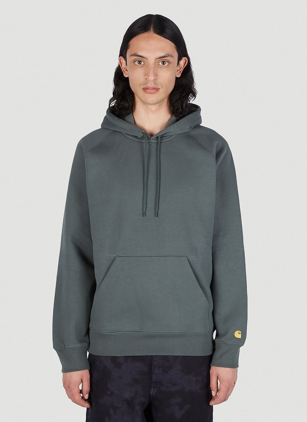 Carhartt chase hoodie grey sales