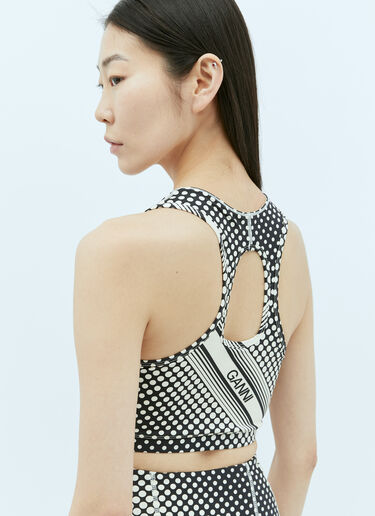 GANNI Active 露背上衣 灰 gan0255048