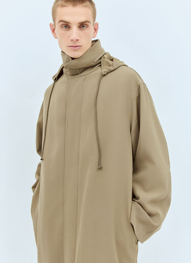 Hendrix Wool Coat The Row Hendrix Wool Coat Beige row0158001