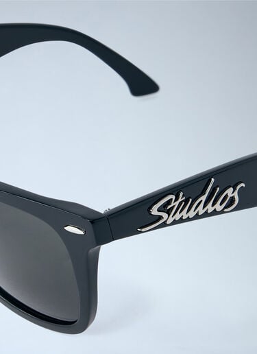 LN-CC® - Acne Studios: Square Sunglasses - Black Acne Studios Square Sunglasses Black acn0264062