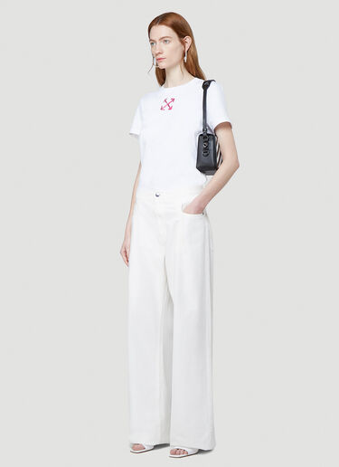 Off-White Arrow Print T-Shirt White ofw0239002