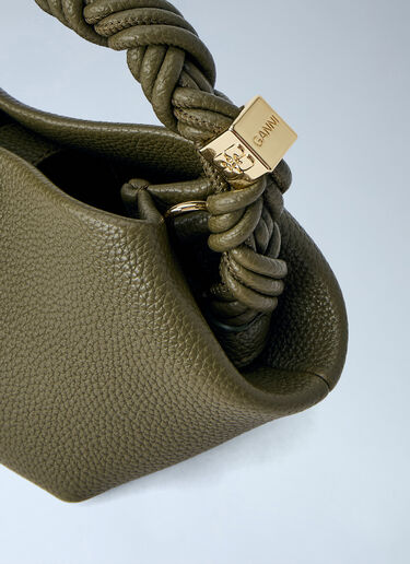 LN-CC® - GANNI: Bou Mini Handbag - Olive GANNI Bou Mini Handbag Olive gan0265051
