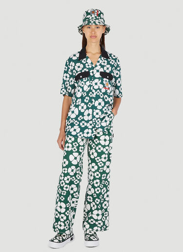 Marni x Carhartt Floral Print Shirt Green mca0250001
