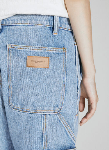 Alexander Wang EZ Slouch Carpenter Jeans Blue awg0253002