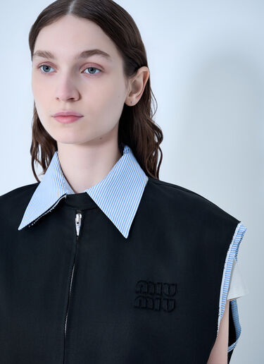 Chino Vest Miu Miu Chino Vest Black miu0264004