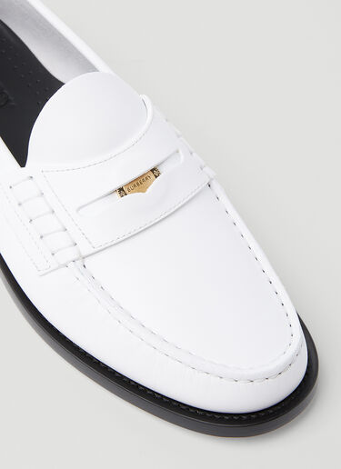 Burberry Rupert Penny Loafers White bur0253035
