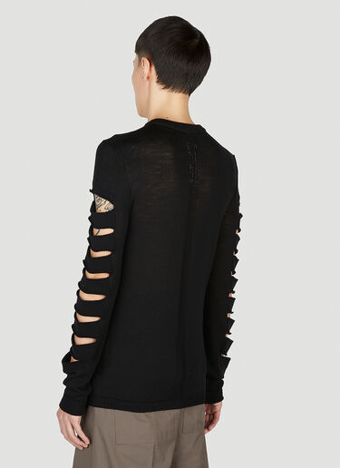 Rick Owens 机车针织衫 黑色 ric0151023