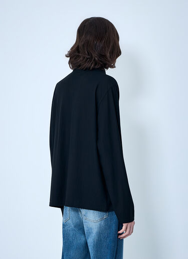 Our Legacy Rugby Longsleeve Polo Black our0164024