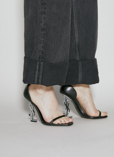 Opyum Heeled Sandals Saint Laurent Opyum Heeled Sandals Black sla0254048
