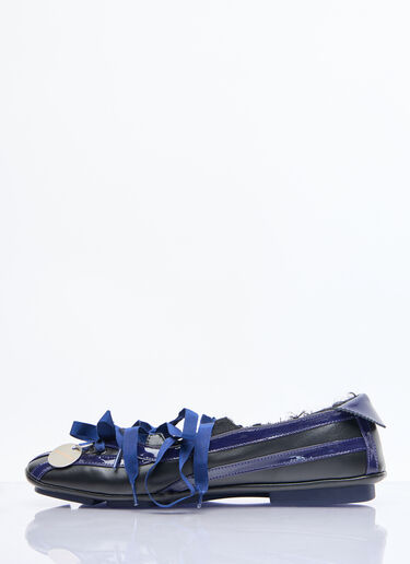 Kiko Kostadinov Lella 混合平底鞋  黑色 kko0258020