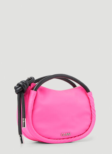 GANNI Knot Mini Handbag Pink gan0251049