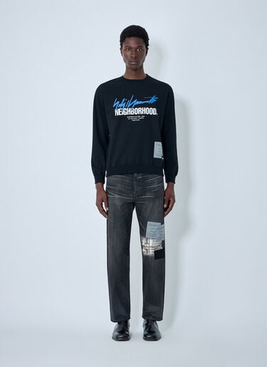 Yohji Yamamoto x Neighborhood Cotton Sweatshirt Black yoy0164006