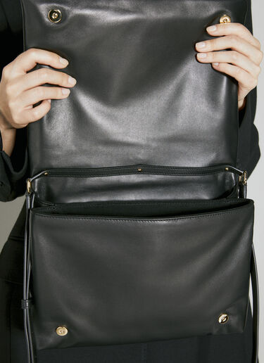 Dolce & Gabbana DG 皮革衬垫单肩包 黑 dol0254026