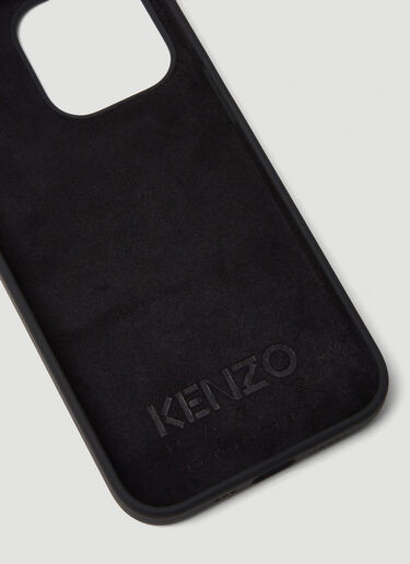 Kenzo Logo iPhone 13 Pro Phone Case Black knz0150065