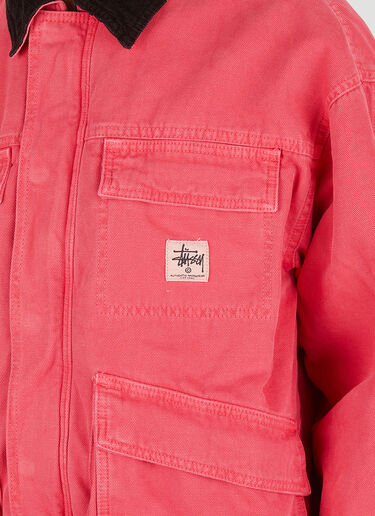 Stüssy Washed Patch Pocket Jacket Pink sts0151001