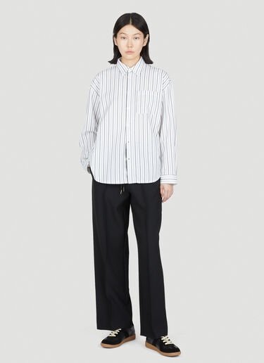 ボーイフレンド・ストライプ・シャツ A.P.C. ボーイフレンド・ストライプ・シャツ ホワイト apc0254004