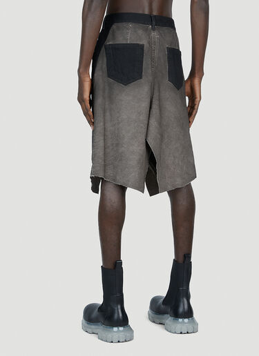 Rick Owens Slivered Skirt Brown ric0152006