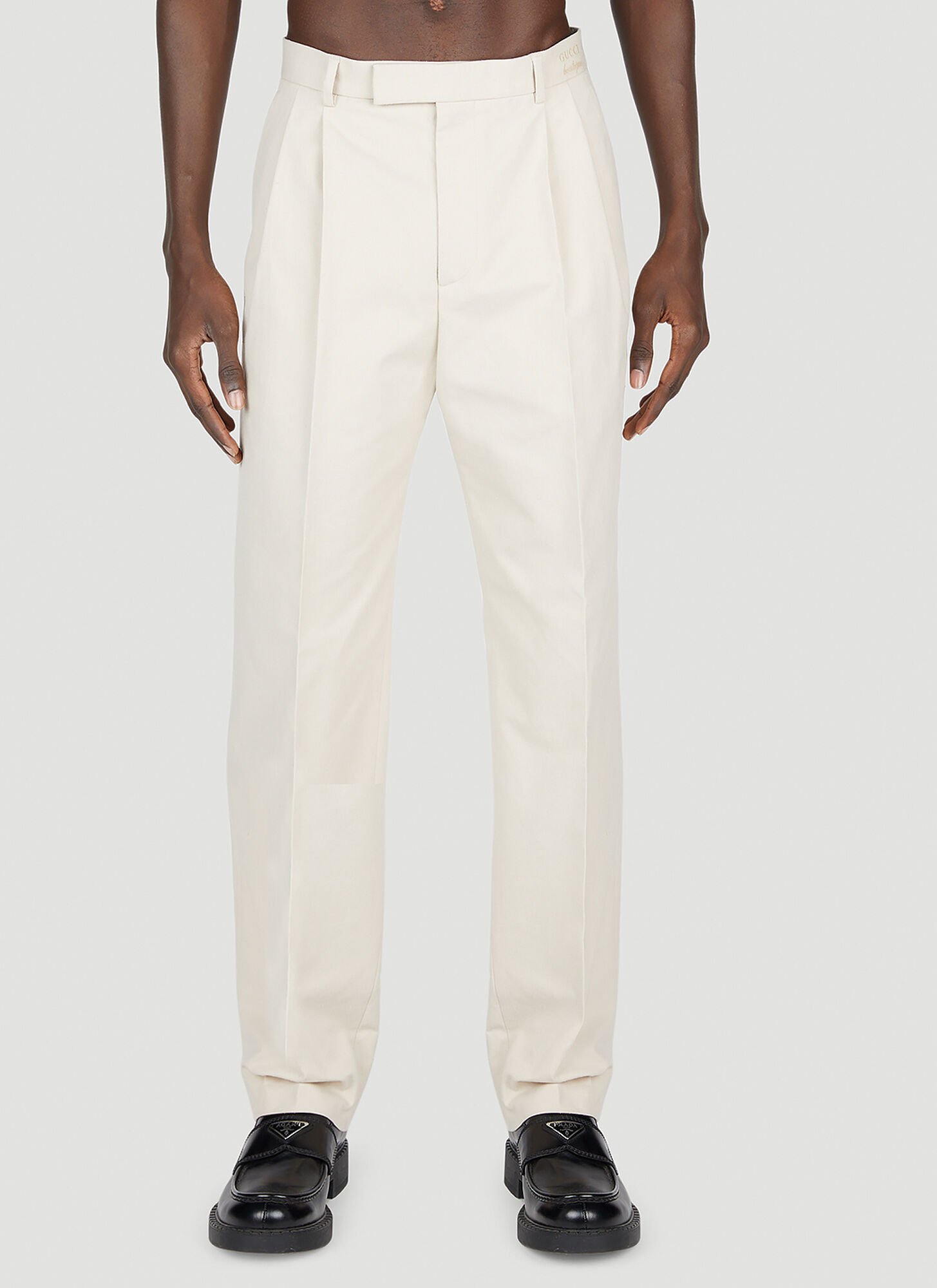 Gucci Relaxed Pants Male Beigemale