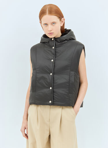 Max Mara Reversible Gilet Black max0257054