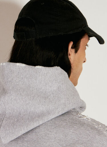 Balenciaga Cut-Out Baseball Cap Black bal0156017