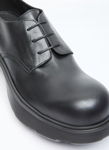Acne Studios Leather Lace-Up Shoes Black acn0156017