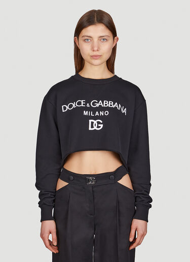 Dolce & Gabbana Logo Sweatshirt Black dol0249018