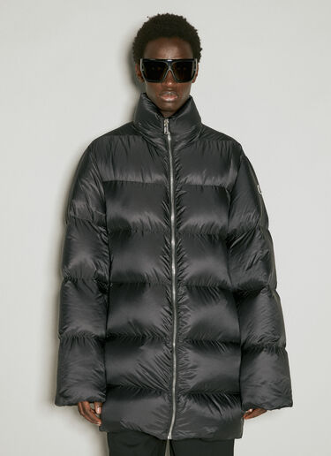 Moncler + Rick Owens Cyclopic Long Down Coat Black mcs0355006