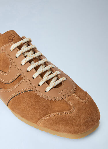 LN-CC® - Dries Van Noten: Suede Panel Sneakers - Brown Dries Van Noten Suede Panel Sneakers Brown dvn0165027