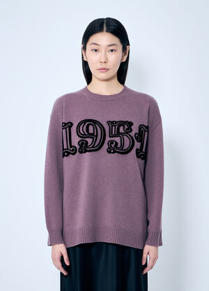 The Row Oversized Wool And Cashmere Sweater Grey row0260037
