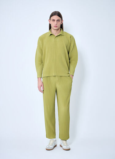 Homme Plissé Issey Miyake Pleated Shirt Green hmp0159001
