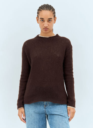 Helios Sweater The Row Helios Sweater Brown row0258016