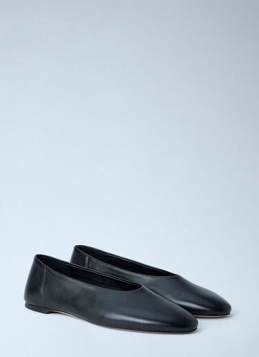 Toteme Slip Nappa Ballerinas Black tot0265051