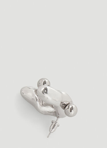 VANN Reverse V Earrings Silver vnn0246008
