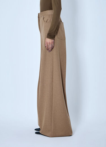 LN-CC® - Max Mara: Herringbone Wide-Leg Trousers - Camel Max Mara Herringbone Wide-Leg Trousers Camel max0266058