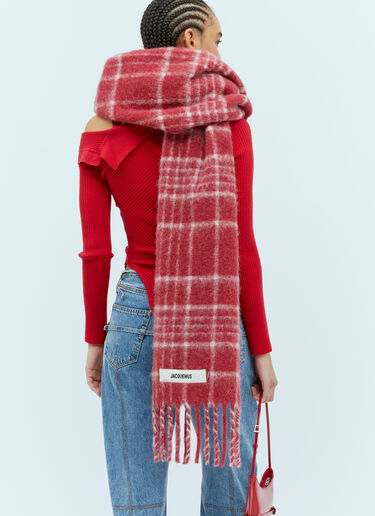 Jacquemus 레샤르프 카로 스카프 레드 jac0354008