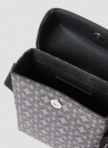 Vivienne Westwood Re-Jacquard Orborama Crossbody Bag Grey vvw0152092