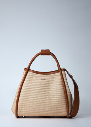 Max Mara Logo Plaque Handbag Beige max0260035