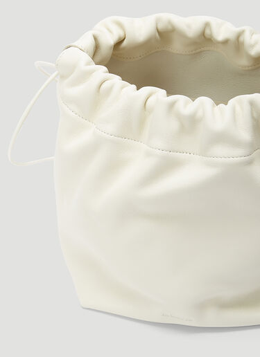 Jil Sander Small Drawstring Shoulder Bag Natural jil0243034