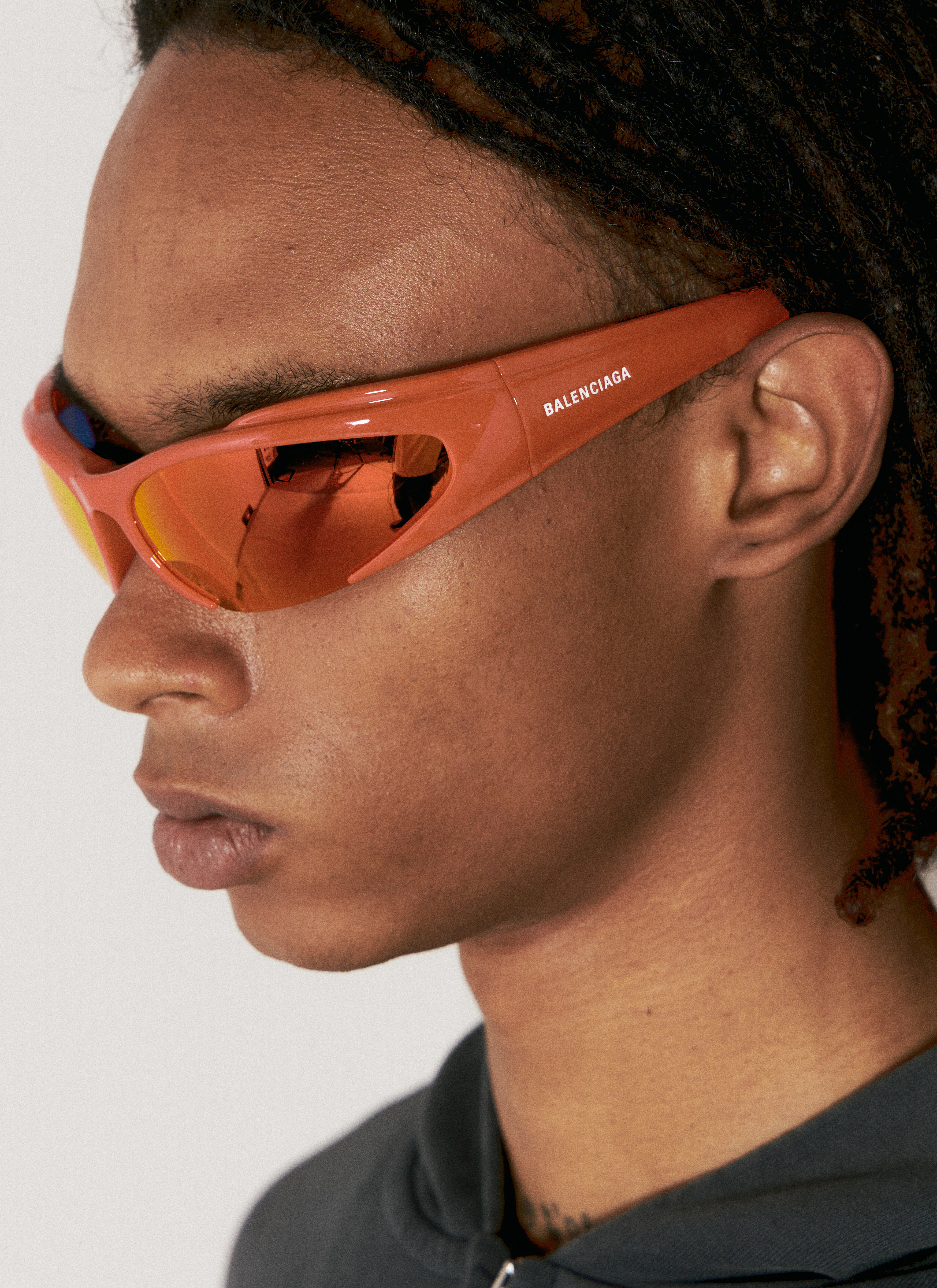Balenciaga Men's' Reverse Xpander Rectangle Sunglasses in Balenciaga Men's' Reverse Xpander Rectangle Sunglasses in