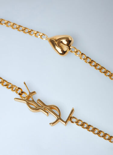Saint Laurent Monogram Bracelet Gold sla0248080
