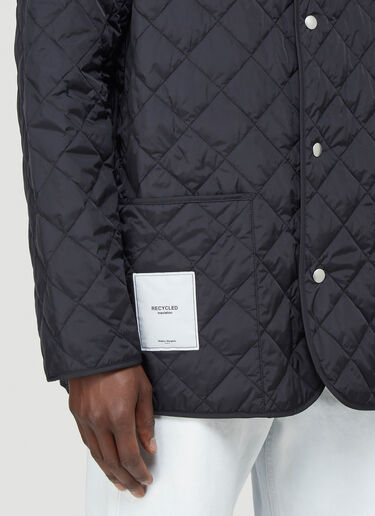 Maison Margiela Recycled Oversized Quilted Jacket Black mla0141001